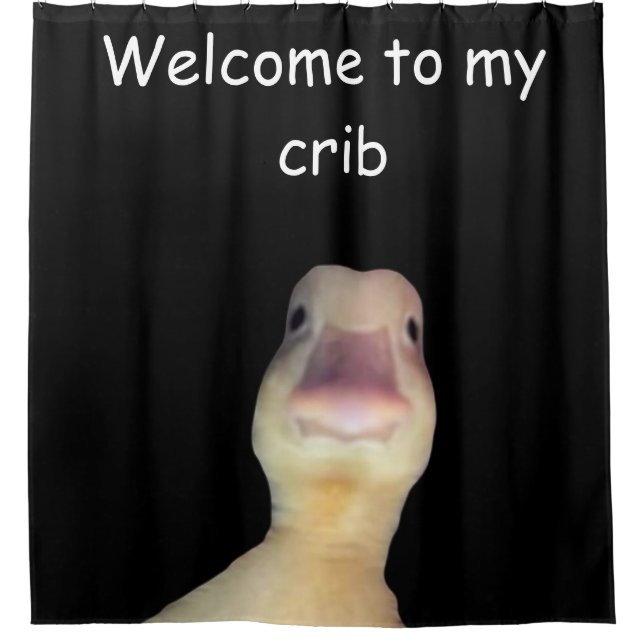 Funny Duck Meme – “Welcome to My Crib” Cute Animal (Front)