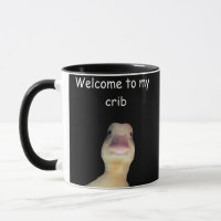 Funny Duck Meme – “Welcome to My Crib” Cute Animal