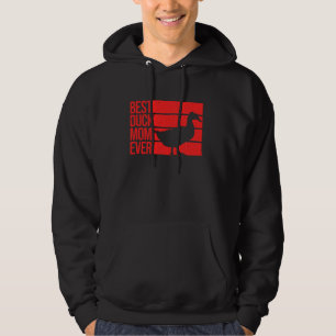 Funny Duck Mom Art For Women Girls Mother S Day Du Hoodie