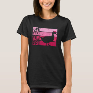 Funny Duck Mom For Women Girls Mother's Day Duck L T-Shirt