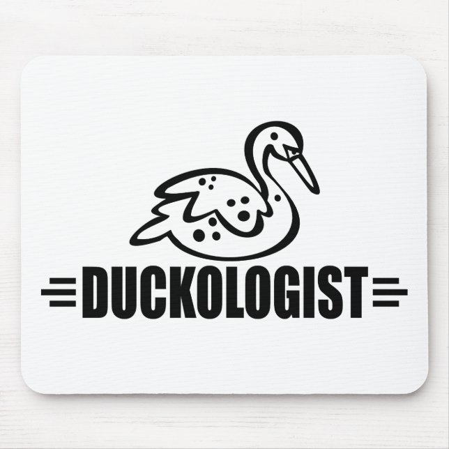 Funny Duck Mouse Pad (Front)