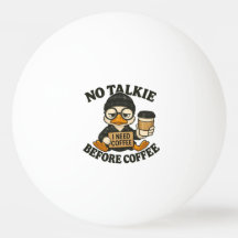 Funny Duck No Talkie Before Coffee Cute Coffee Lov