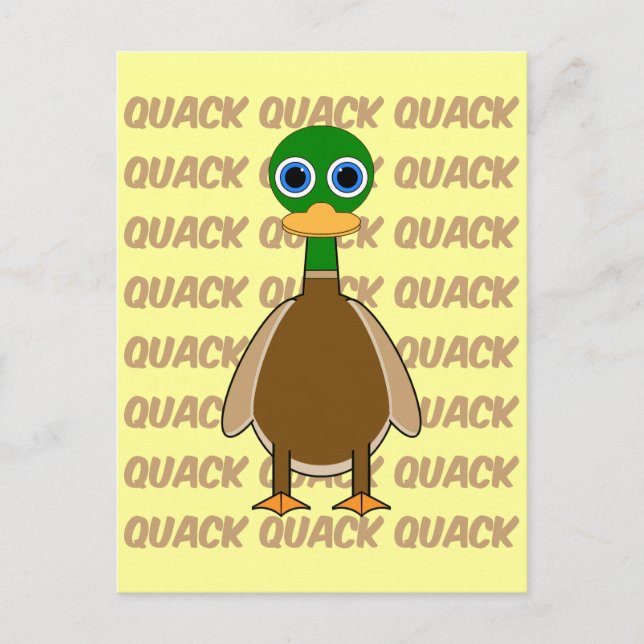 funny duck postcard (Front)