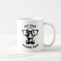 Funny Duck Quote Nerdy Animal Cartoon Design