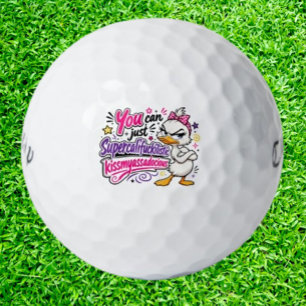Funny Duck Sarcastic Golf Balls