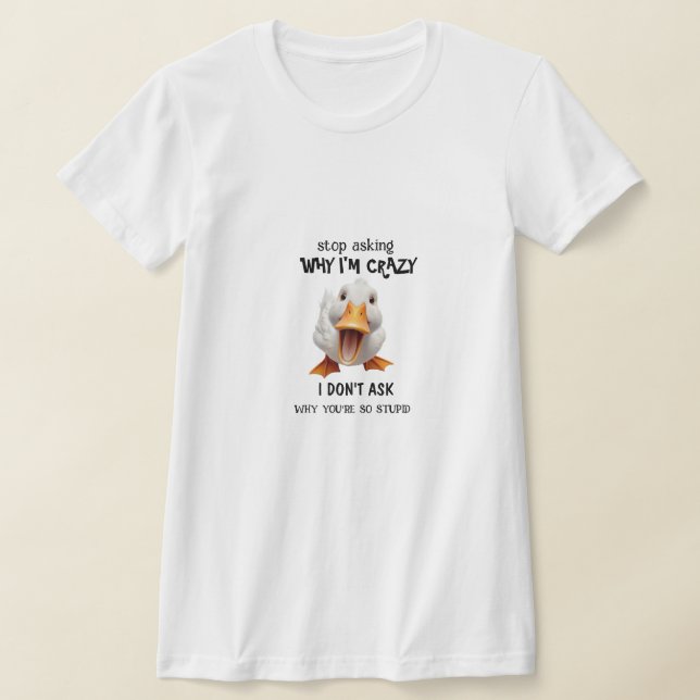 FUNNY DUCK SHIRT (Laydown)