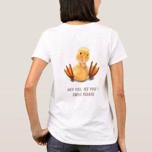 Funny Duck T-Shirts- Custom Text T-Shirt