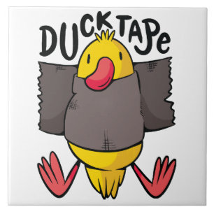 Funny Duck Tape Tile