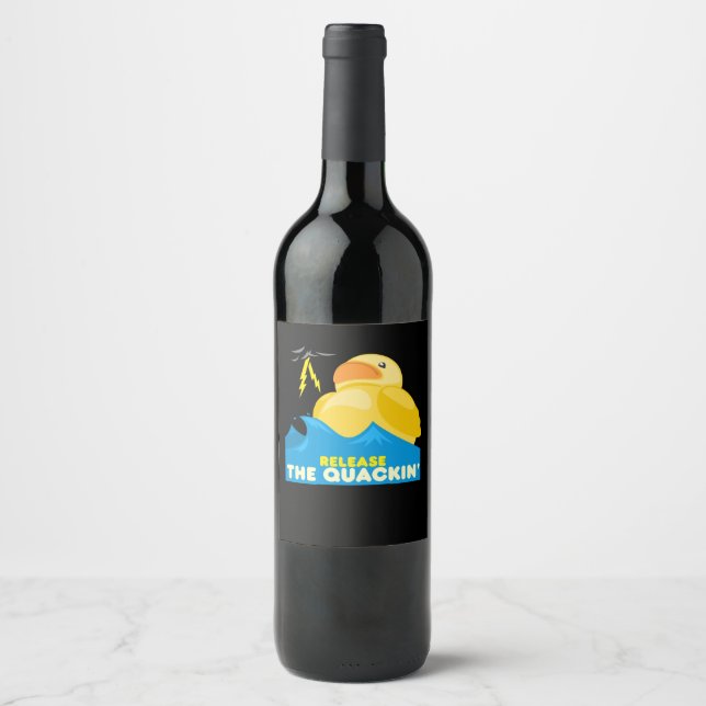 Funny Duck Wine Label (Front)