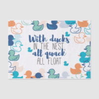 Funny Ducks and Quack Float Puns Quote Design