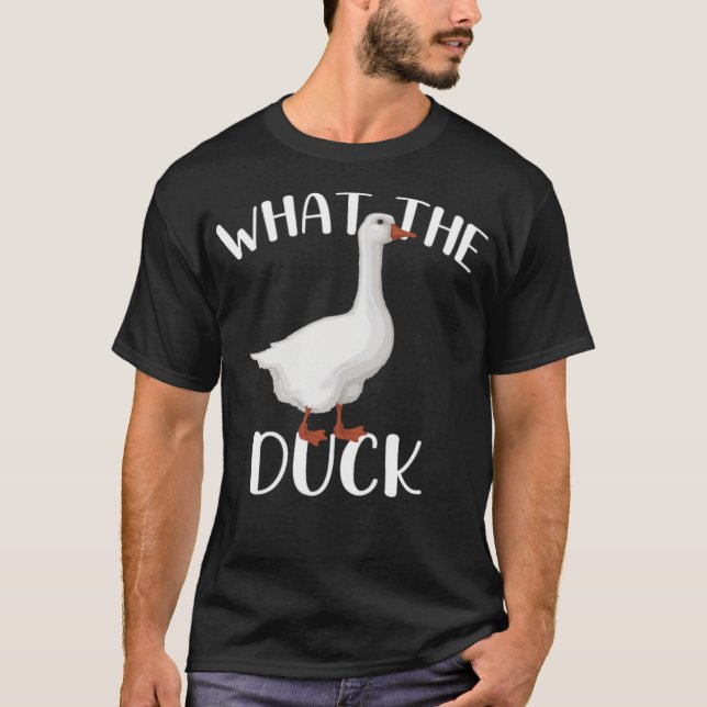 Funny Ducks Design bathroom  T-Shirt (Front)