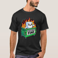 funny dumpster fire everythings fine marshmallow