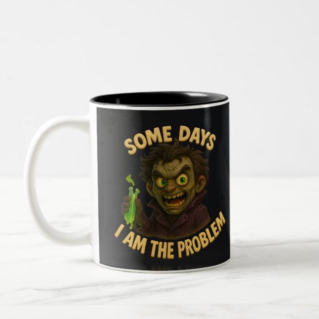 Funny Duo Mugs – Problem & Cure (Left)