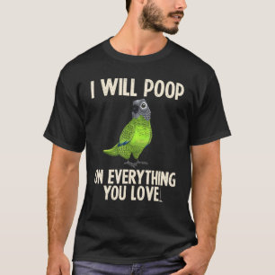 Funny Dusky Conure Parrot Lover Men Women Pet Bird T-Shirt