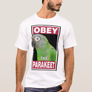 Funny Dusky Headed Parakeet - Bird Art T-Shirt