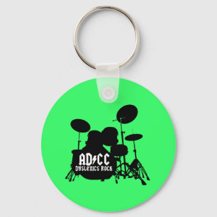 Funny Dyslexic Keychain