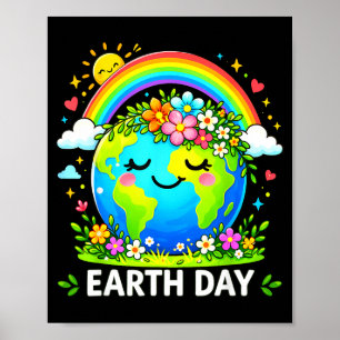 Funny earth day 20256 retro groovy earth day poster