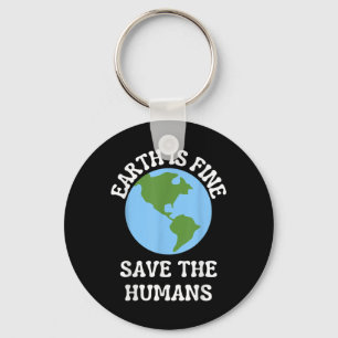 Funny Earth Day Planet Environmental Protection Aw Keychain