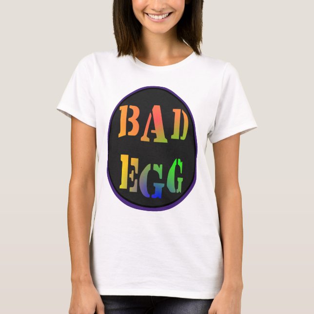 Funny Easter  |   Bad Egg  Statement T-Shirt (Front)