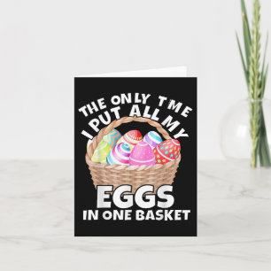 Funny Easter Basket Adult Humour For Men Women &am Card
