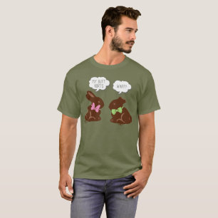 Funny Easter Bunny Chocolate T-Shirt