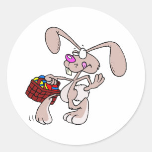Funny Easter Bunny Sticker