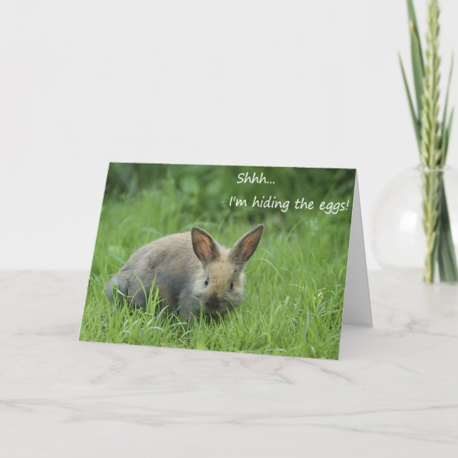 Funny Easter card (Front)
