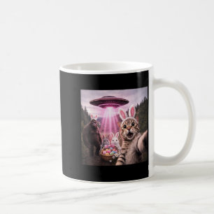 Funny Easter Cat Selfie with Rabbit Bunny Bigfoot Coffee Mug