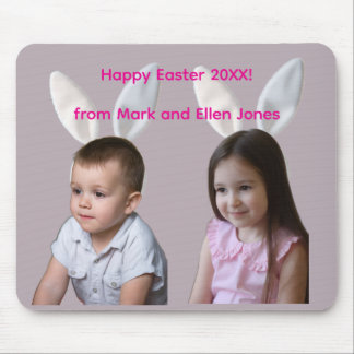 Funny Easter Children Photos Customize  Mouse Pad
