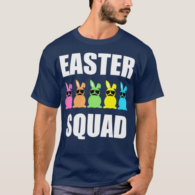 Funny Easter Day Family Matching Outfit Design T-Shirt (Front)