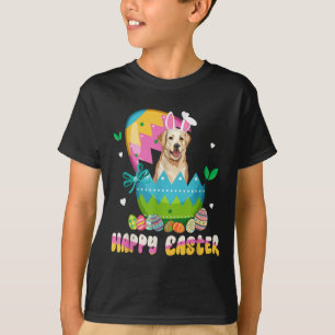 Funny Easter Day Labrador Retriever Dog Bunny Ears T-Shirt