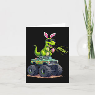 Funny Easter Dinosaur Bruh - T-rex Easter Egg Hunt Card