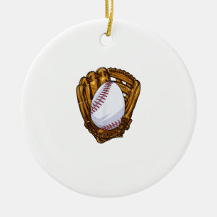 Funny Easter Egg Baseball Egg Hunting Easter Day M Ceramic Ornament
