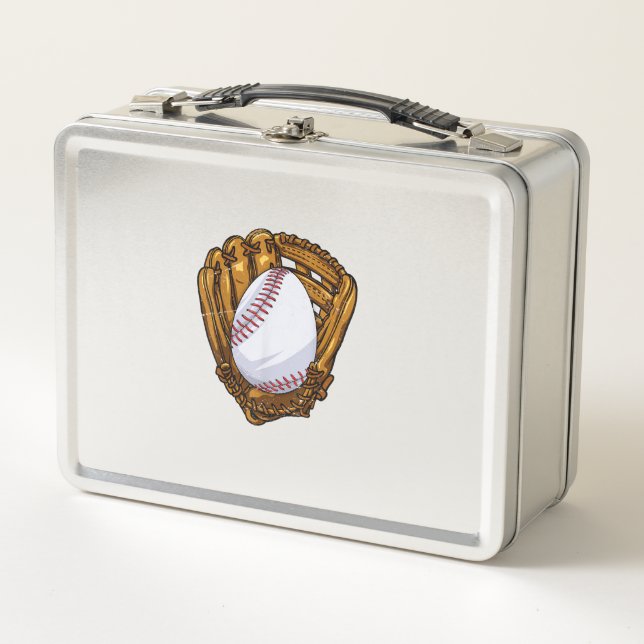 Funny Easter Egg Baseball Egg Hunting Easter Day M Metal Lunch Box (Front)