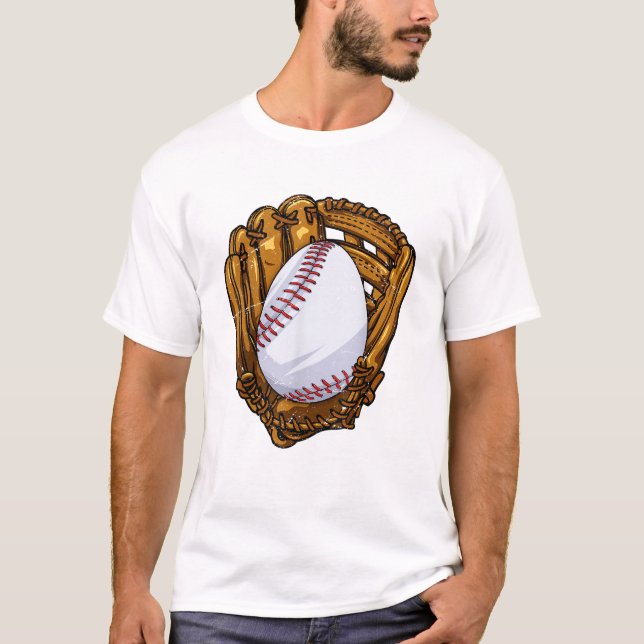 Funny Easter Egg Baseball Egg Hunting Easter Day M T-Shirt (Front)