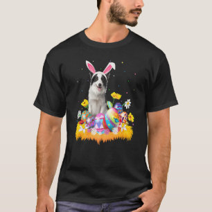 Funny Easter Egg  Collie Dog Easter Sunday T-Shirt