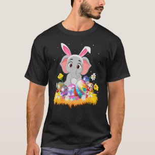 Funny Easter Egg Cute Elephant Easter Sunday T-Shirt