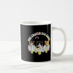 Funny Easter Egg Gang Kittens Tuxedo Cat Calico Coffee Mug