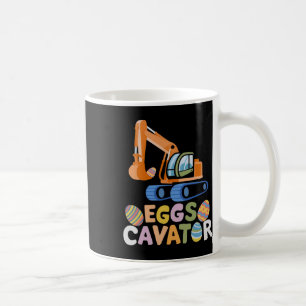 Funny Easter Egg Hunt With Trucks And Construction Coffee Mug