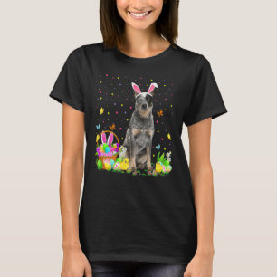 Funny Easter Egg Hunting Australian Cattle Dog Eas T-Shirt