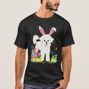Funny Easter Egg Hunting Bichon Frise Dog Easter S T-Shirt