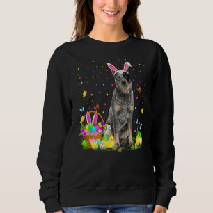 Funny Easter Egg Hunting Blue Heeler Dog Easter Su Sweatshirt