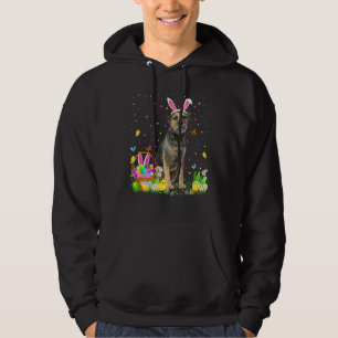 Funny Easter Egg Hunting Border Terrier Dog Easter Hoodie