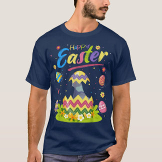 Funny Easter Egg Lover Mourning Dove Bird Happy Ea T-Shirt