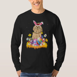Funny Easter Egg Maltipoo Dog Easter Sunday T-Shirt