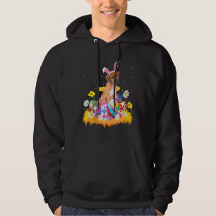 Funny Easter Egg   Rhodesian Ridgeback Dog Easter  Hoodie