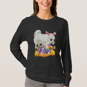 Funny Easter Egg Samoyed Dog Easter Sunday T-Shirt