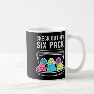 Funny easter egg workout check out six pack absFun Coffee Mug