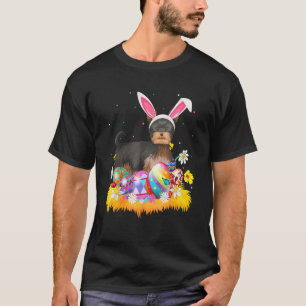 Funny Easter Egg Yorkie Dog Easter Sunday T-Shirt