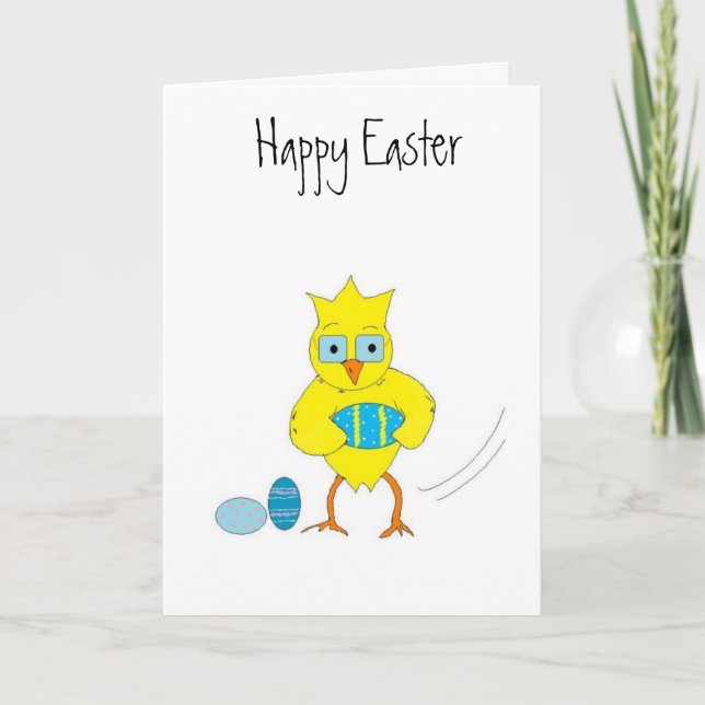 Funny  Easter Greeting Holiday Card (Front)